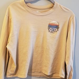 Hollister Long Sleeve Graphic Top